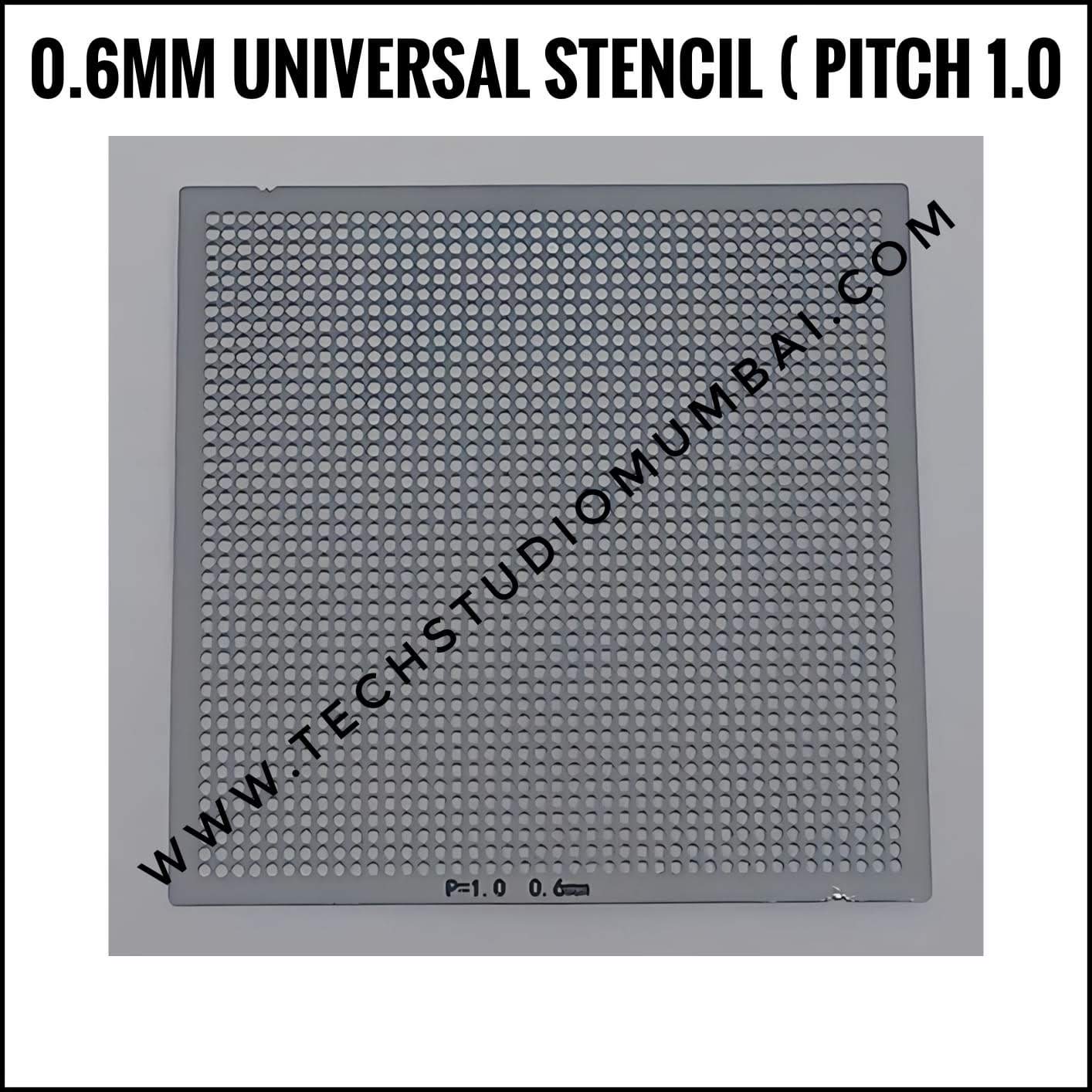 Direct Heat Universal Stencil 0.6mm(Pitch 1.0)