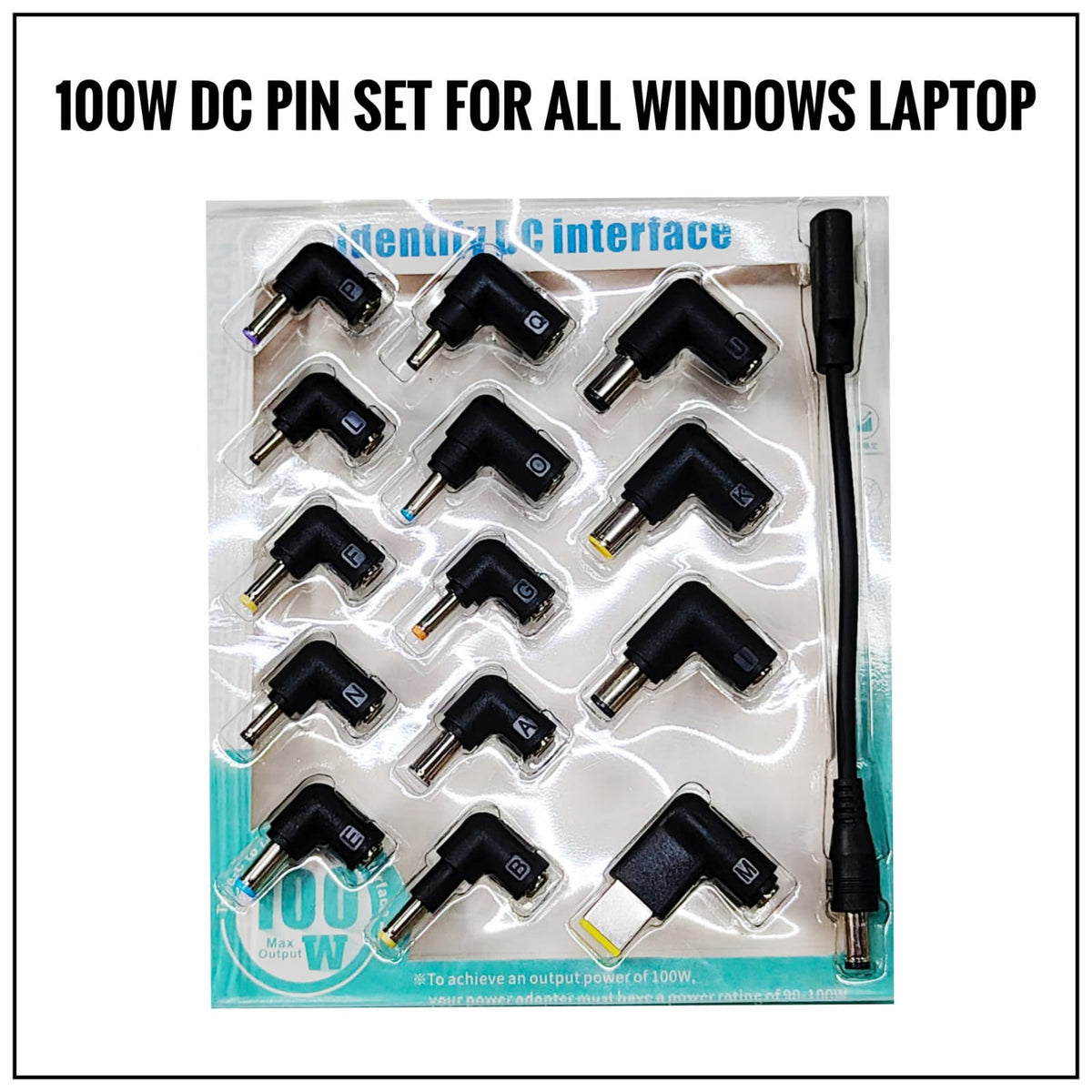 100W DC PIN Connector Set