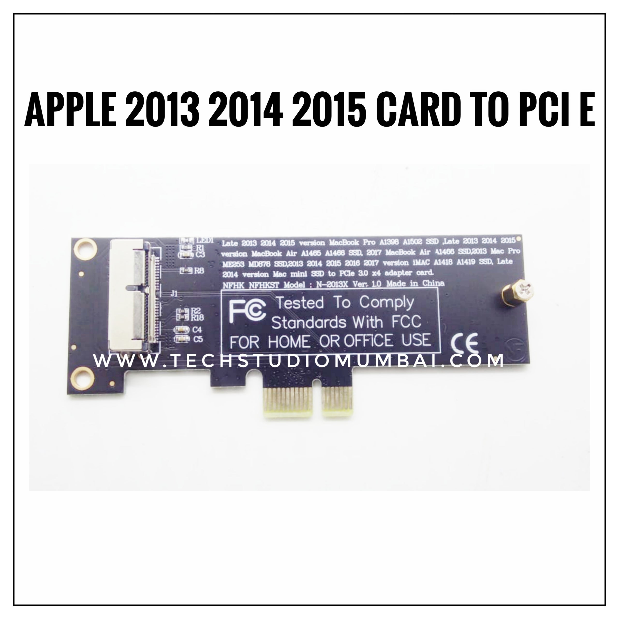 Apple 2013 2014 2015 card to PCI-E
