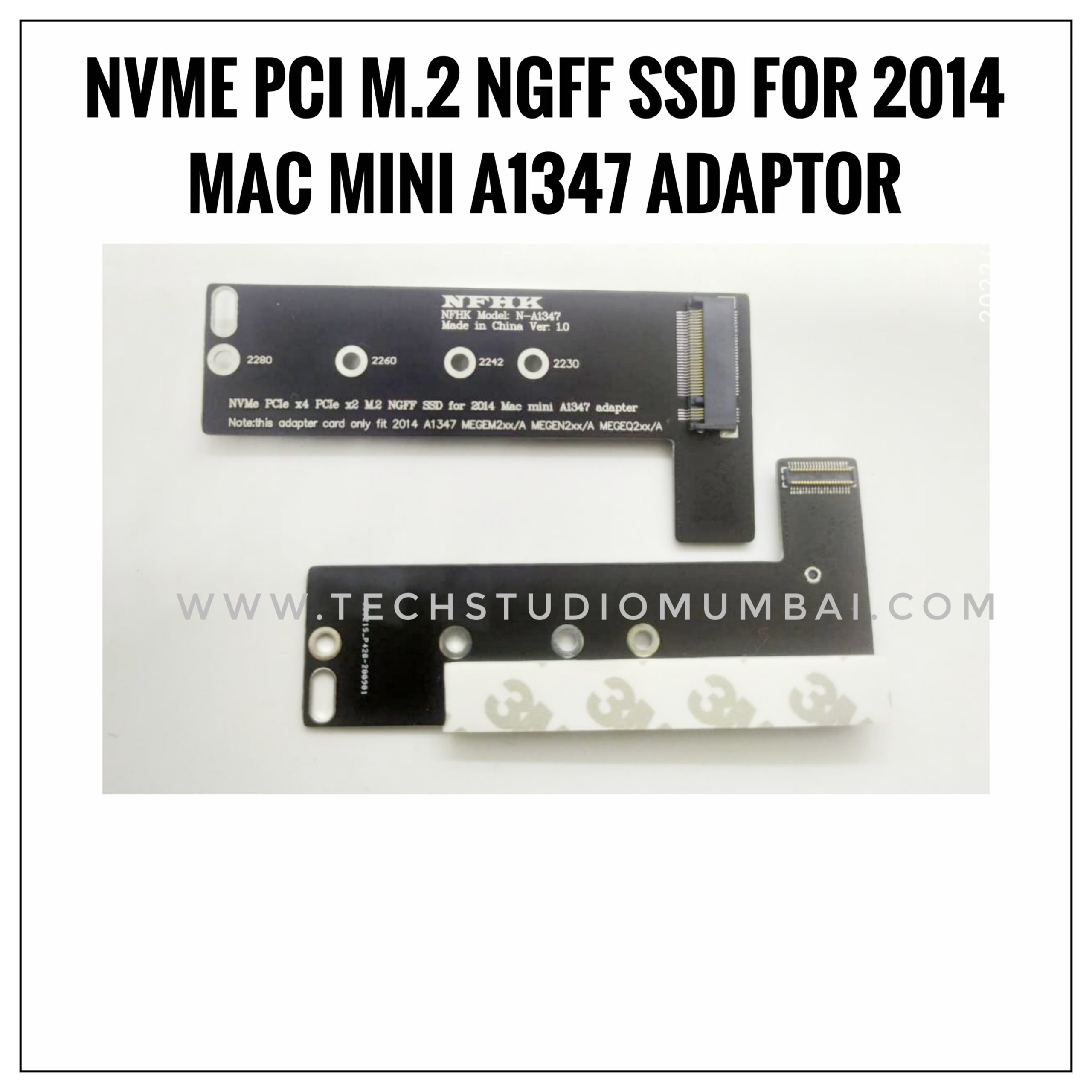 NVME PCI M.2 NGFF SSD for 2014 MAC Mini A1347 Adaptor