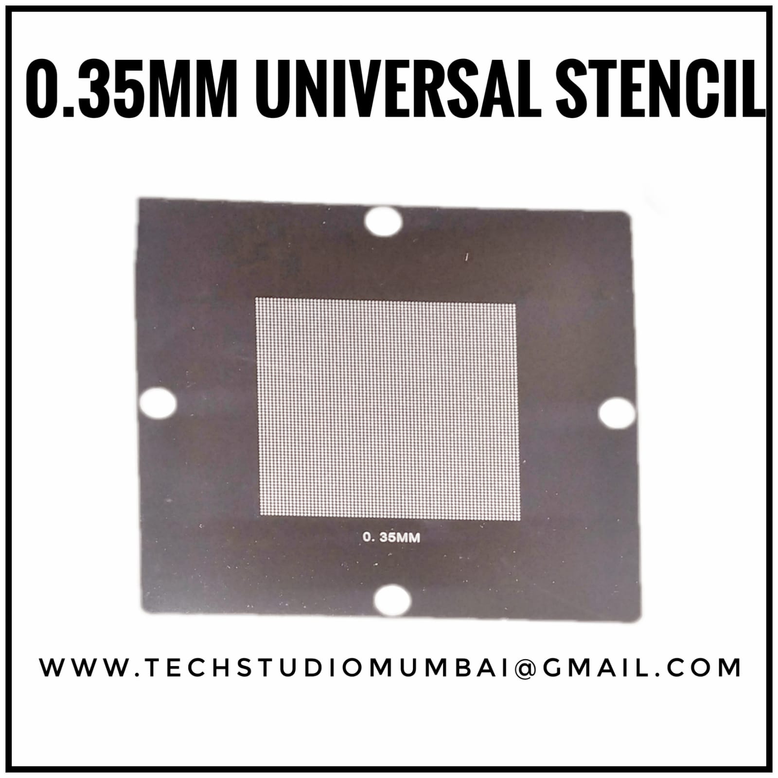 90*90mm BGA Universal Stencil Size 0.35mm