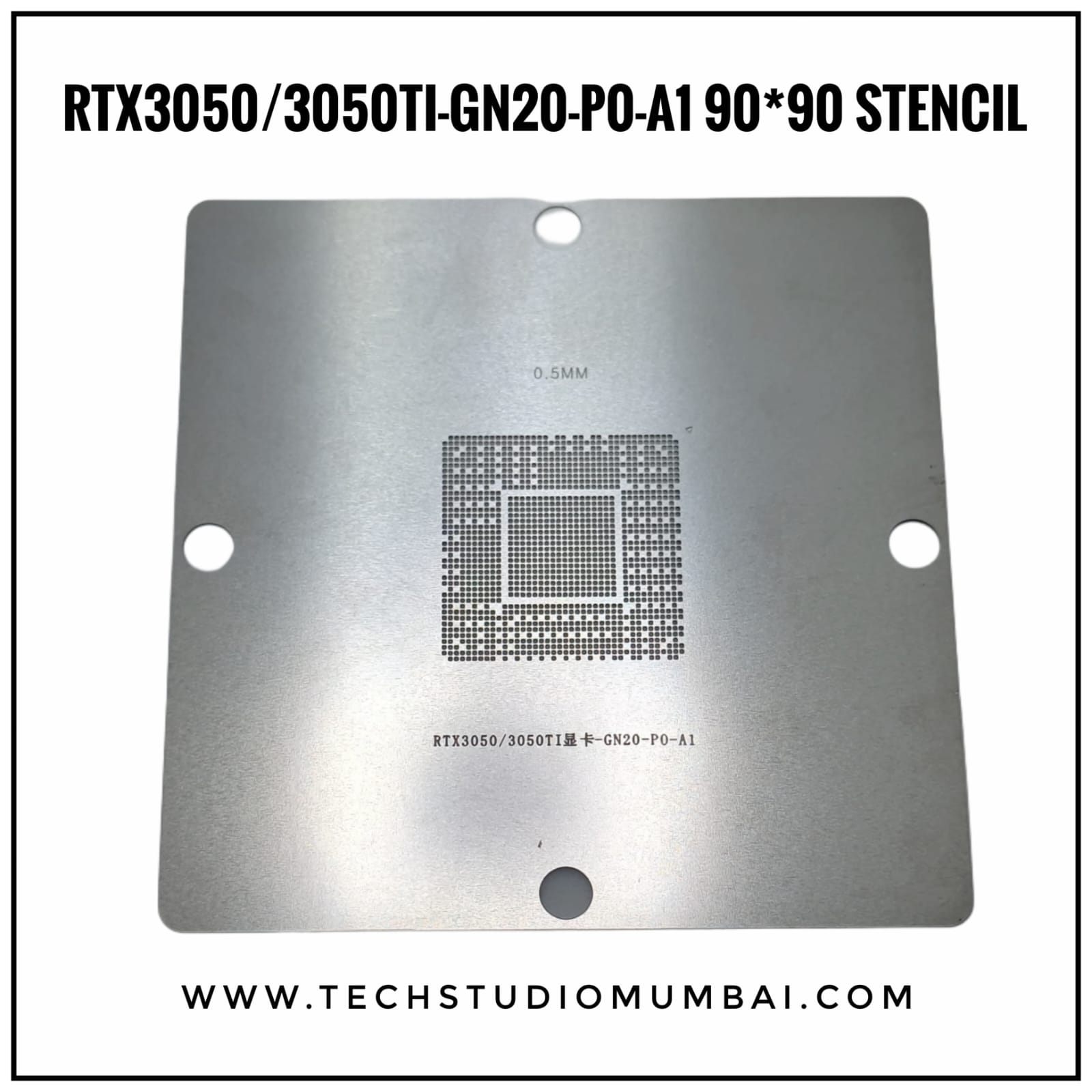 90*90mm BGA Stencil RTX3050