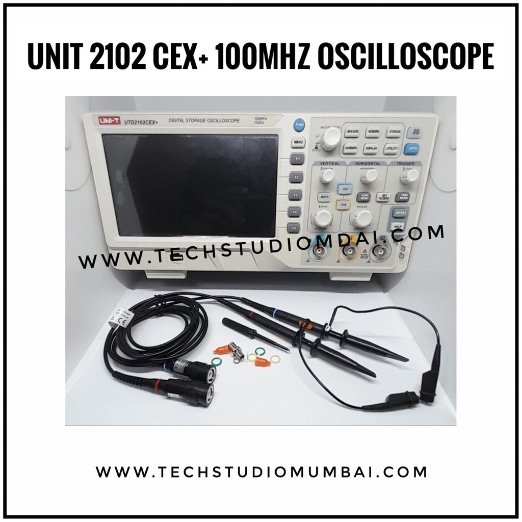 UNIT 2102CEX+ Digital storage Oscilloscope – Tech Studio