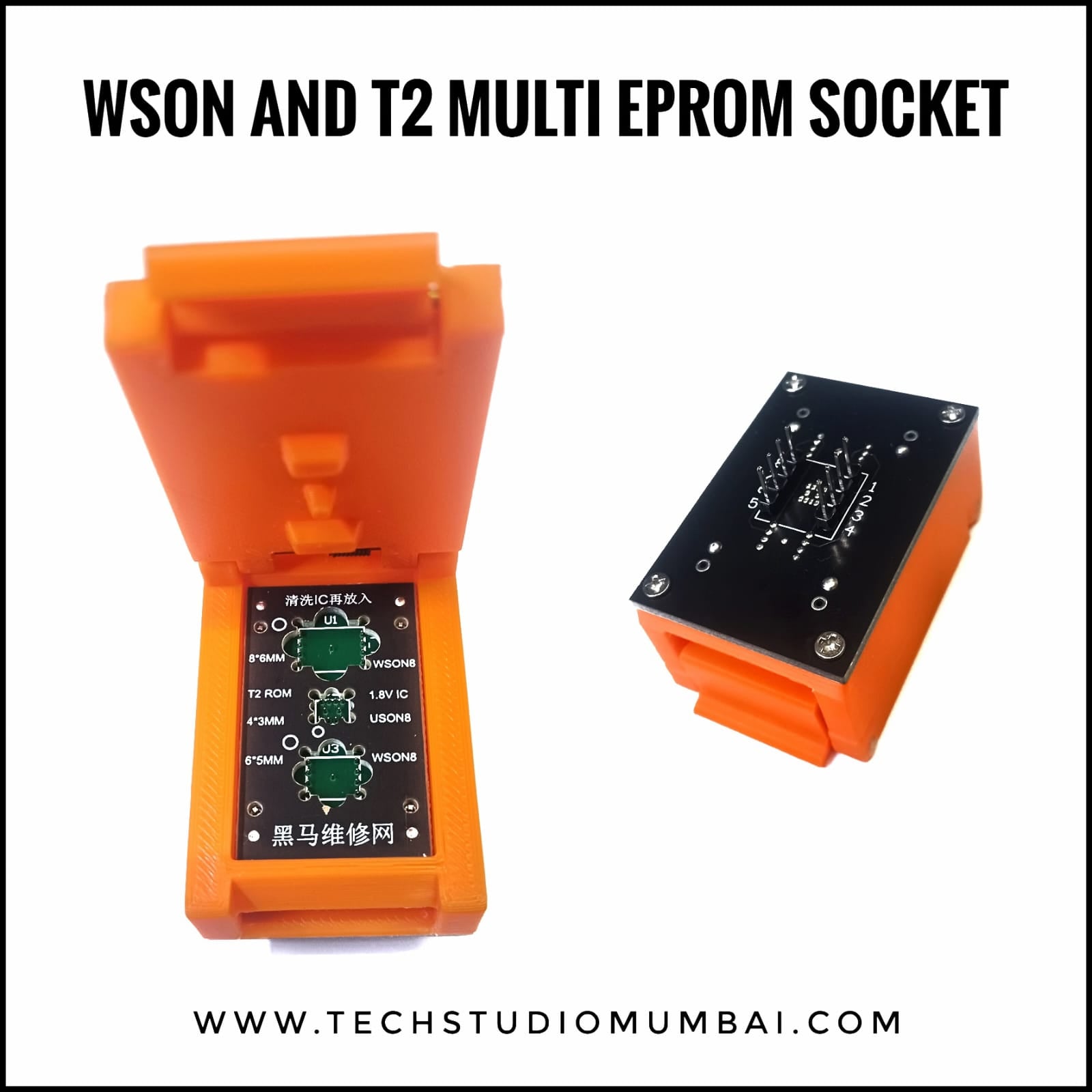 WSON and T2 Combo DIP EPROM Socket – Tech Studio