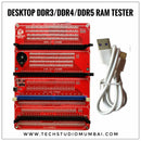 4-in-1 DDR3/DDR4/DDR5UDMM/DDR5RDIMM Memory Diagnostic Tester Card Universal RAM Module & Motherboard Slot Analyzer Kit for Desktop