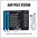 Graphics Card Diagnostic Analyzer Tester Light with AGP PCI E Purpose Display Video Graphics Card Tester for Detecting Faults