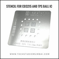 AMAOE Stencil for CD3215 and TPS65982 Ball IC