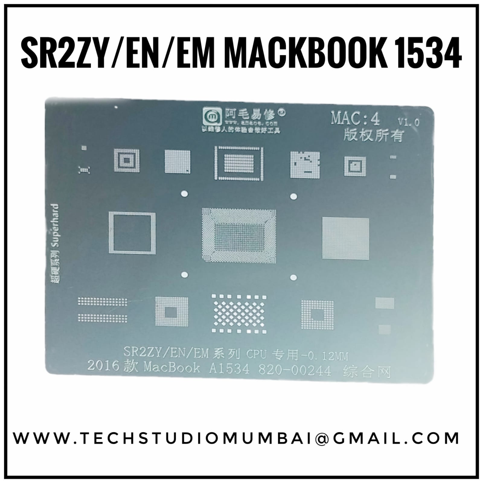 AMAOE A1534 MAC 4 Stencil