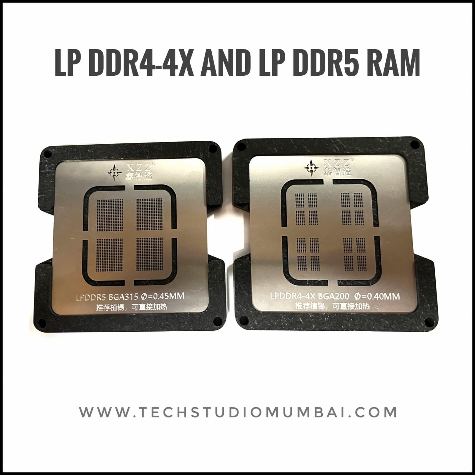 Chinafix/XZZ XinZhiZao LP DDR4-4X and LP DDR5 Ram Stencil