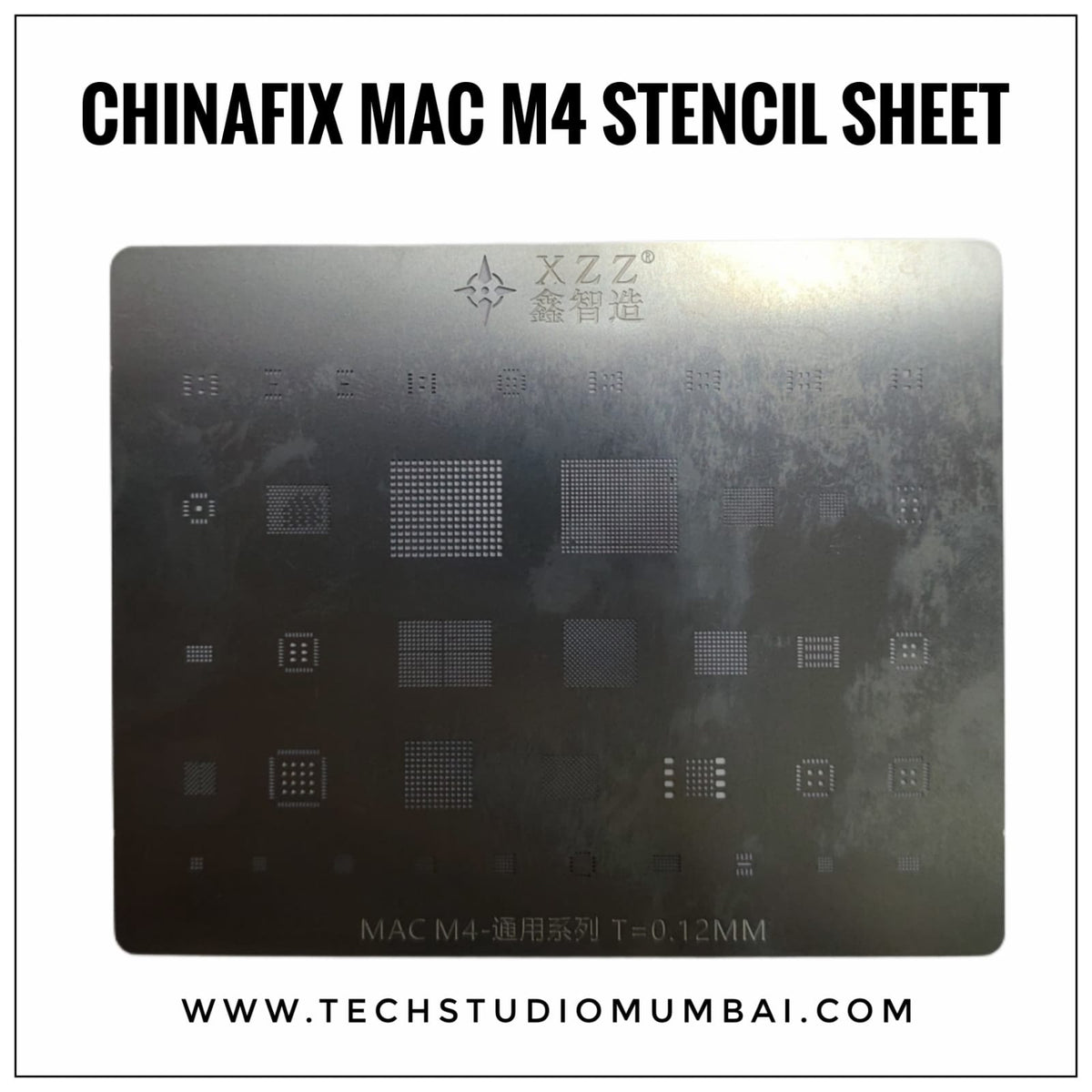 Chinafix/ XZZ XinZInZao Mac M4 stencil sheet
