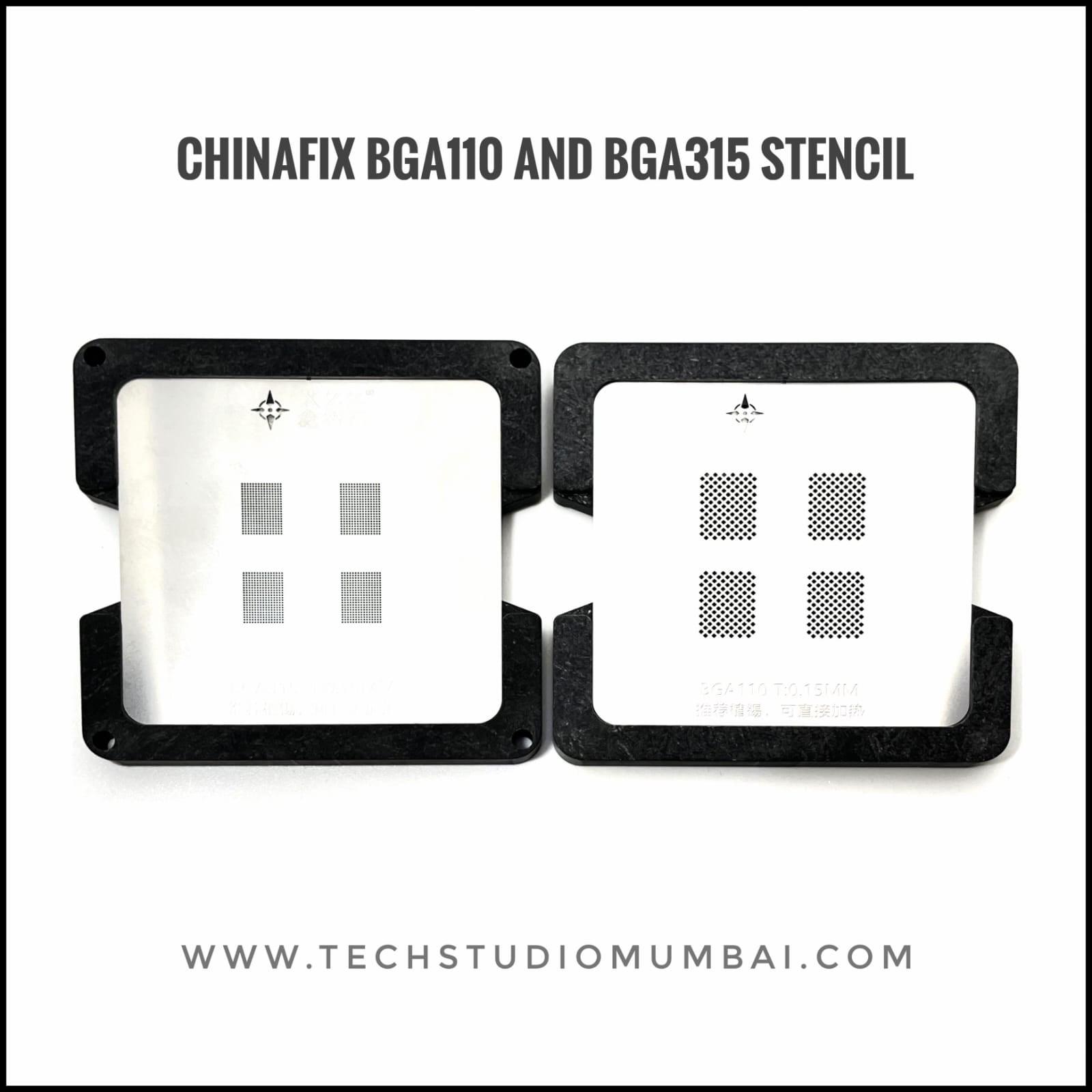 Chinafix /XZZ XinZinZao BGA110+BGA315 Nand Reballing Stencil