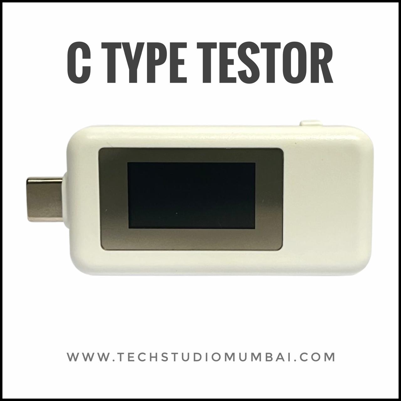 USB-C type Power Testor Meter for New C pin laptop