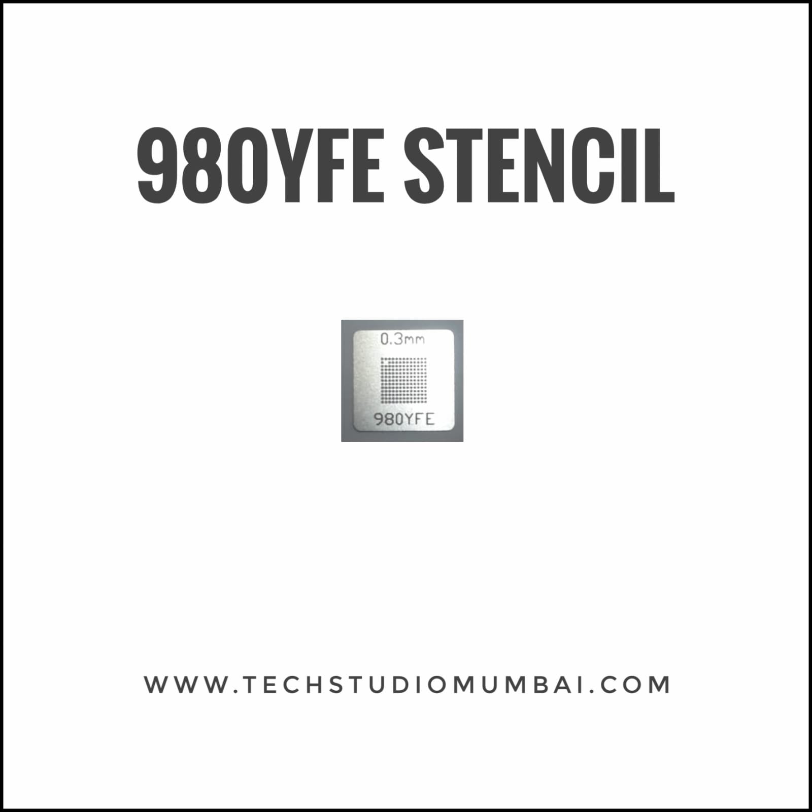 Direct Heat 980YFE Stencil for A1466 SIO