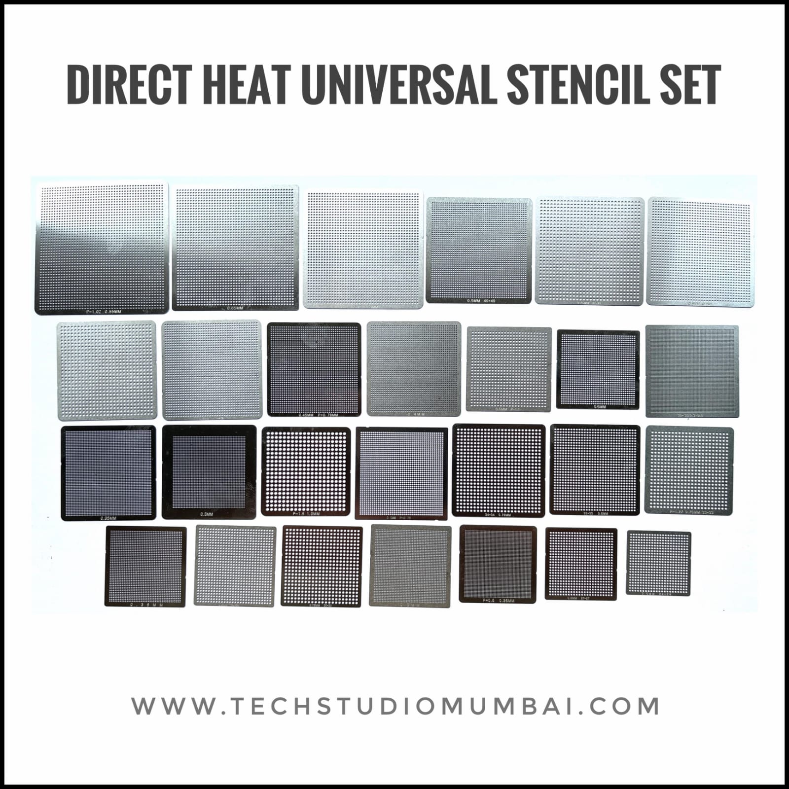 Direct Heat Univeral Stencil Set