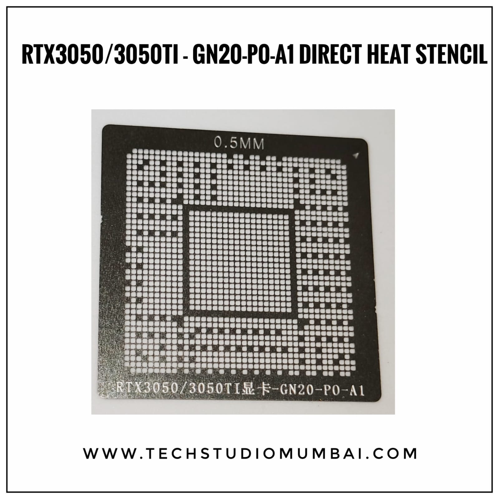 Direct Heat RTX3050 Stencil