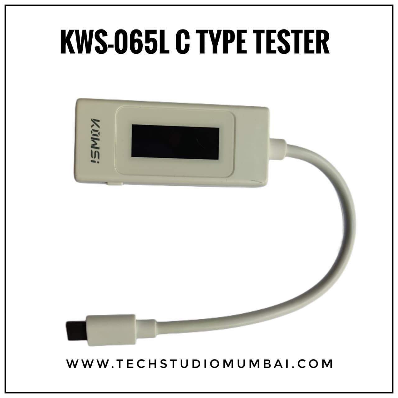 KWS-065C USB Type-C Voltage & Current Charging Capacity Meter (4–30V, 0–6.5A)