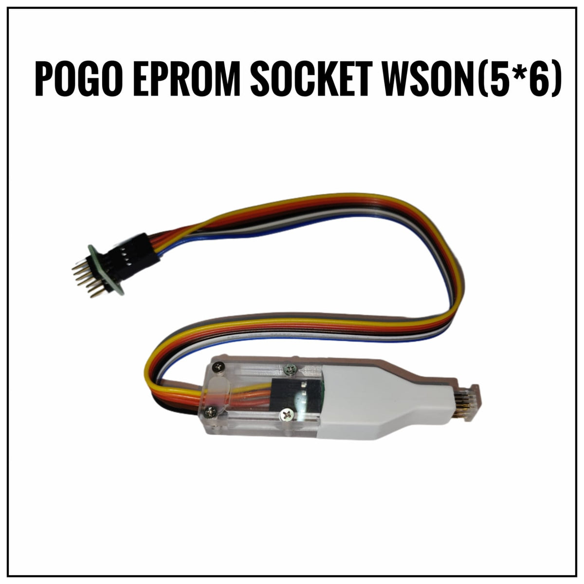WSON8 QFN8 5*6 POGO Test Clip Probe line for Different Eprom Programmer.