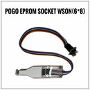 WSON8 QFN8 6*8 POGO Test Clip Probe line for Different Eprom Programmer.