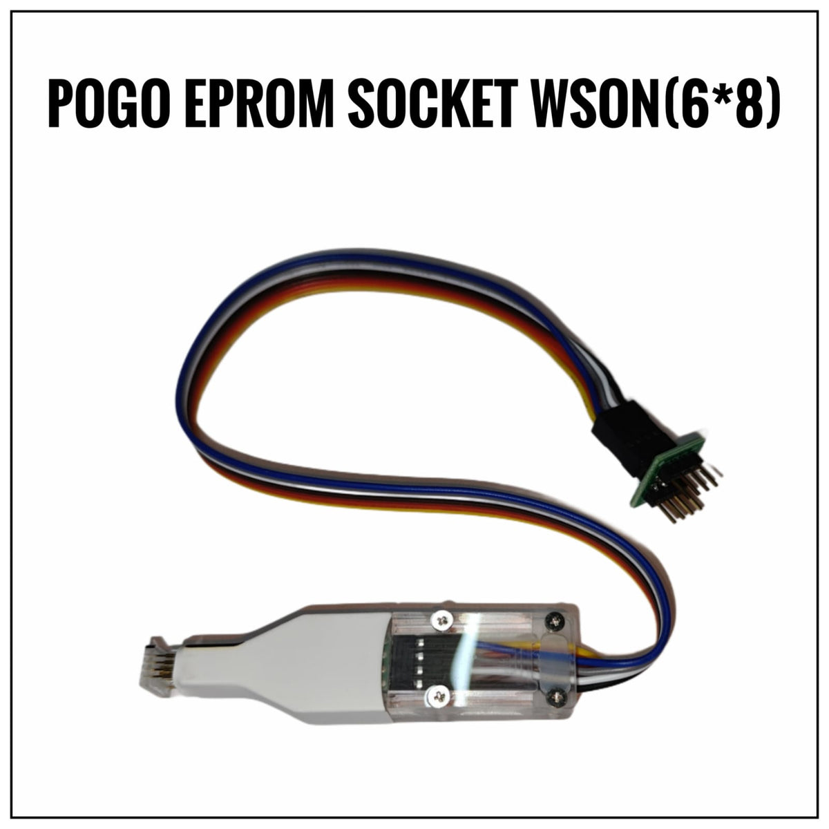 WSON8 QFN8 6*8 POGO Test Clip Probe line for Different Eprom Programmer.