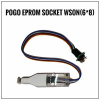 WSON8 QFN8 6*8 POGO Test Clip Probe line for Different Eprom Programmer.