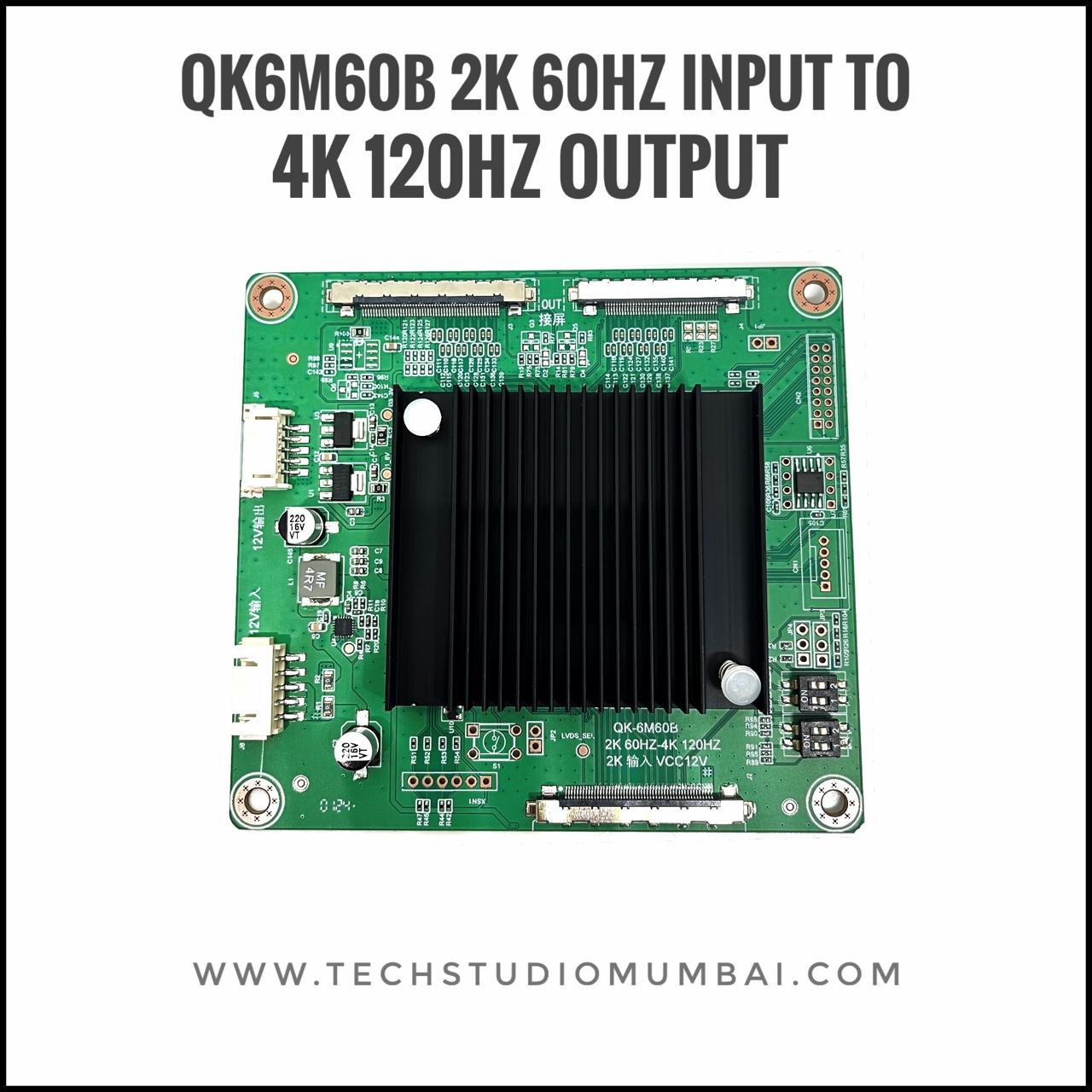 QK 6M60B 2K 60Hz to 4K 120HZ Convertor