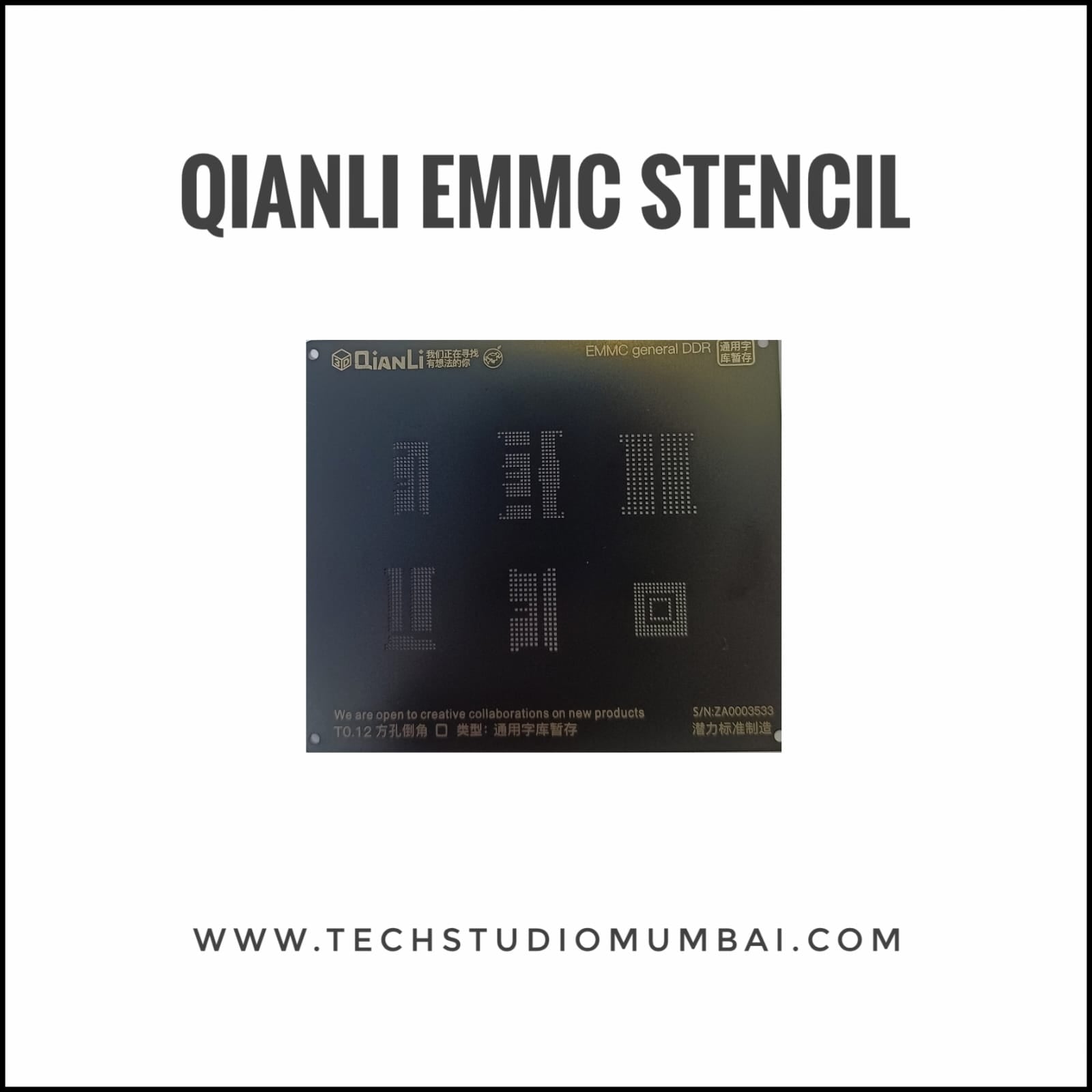 Quanli 3D EMMC Stencil