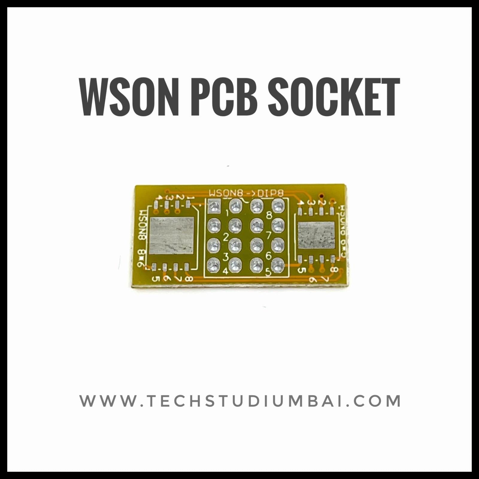 WSON8 TO DIP8 Universal Adapter PCB Board for FLAT Bios